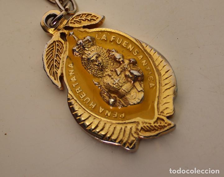Antiquit&eacute;s: virgen de la fuensantica - llavero pe&ntilde;a huertana