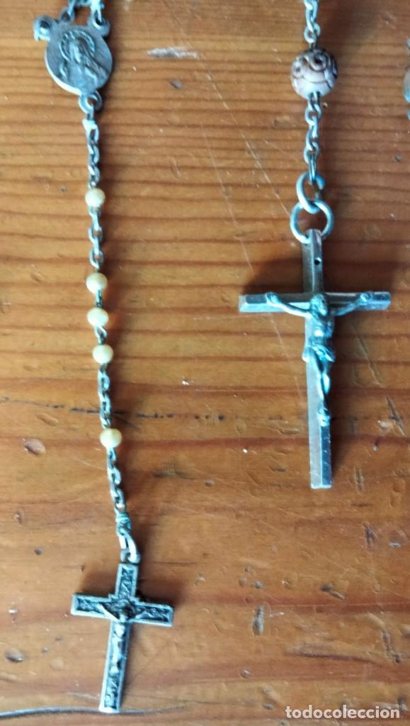 Antigüedades: Lote de 10 rosarios antiguos. - Foto 5 - 300687703
