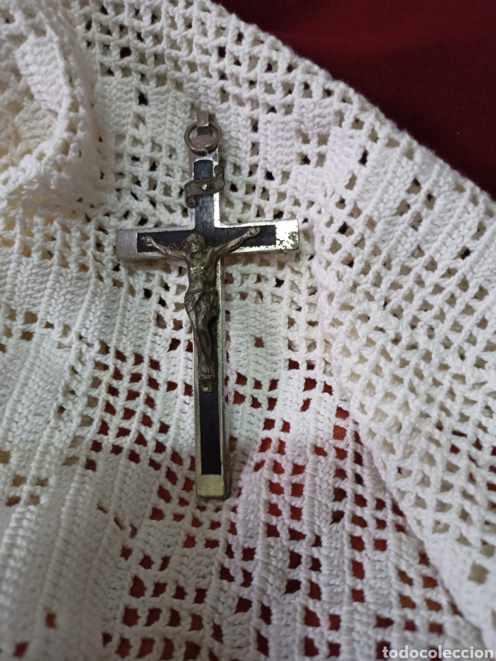 Antig&uuml;edades: Antiguo crucifijo religioso. - Foto 2