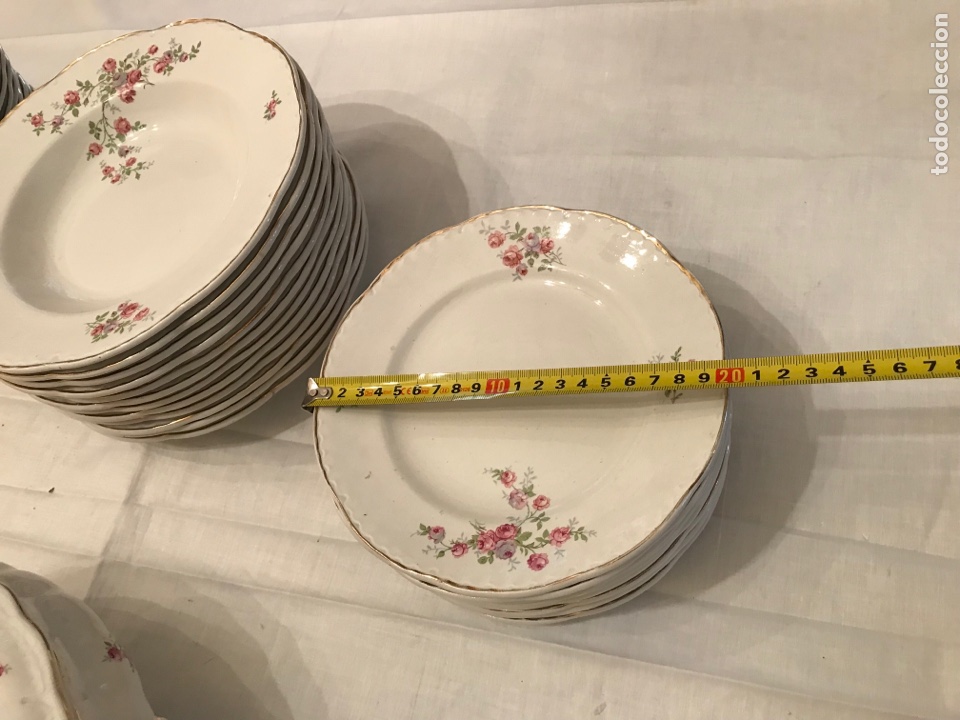 Antig&uuml;edades: Vajilla 54 elementos Santander - Foto 10
