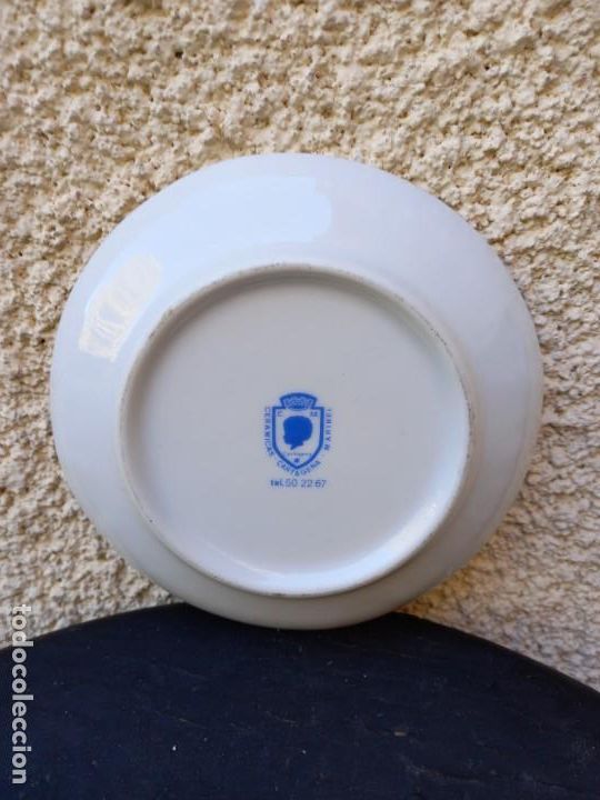 Antig&uuml;edades: Plato de Regimiento Militar. Ej&eacute;rcito de Tierra. - Foto 2