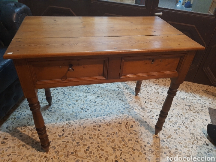 Antig&uuml;edades: MESA 2 CAJONES - Foto 2