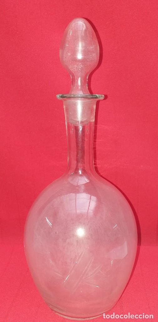 Antig&uuml;edades: BOTELLA DE CRISTAL - Foto 3