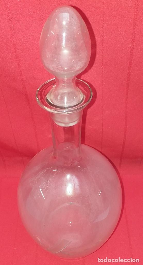 Antig&uuml;edades: BOTELLA DE CRISTAL - Foto 4