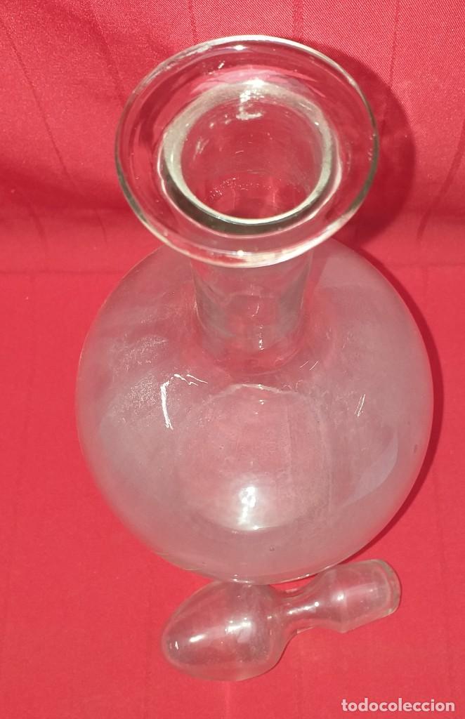 Antig&uuml;edades: BOTELLA DE CRISTAL - Foto 5