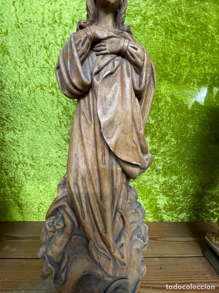 Antig&uuml;edades: Virgen / Santa - Foto 3