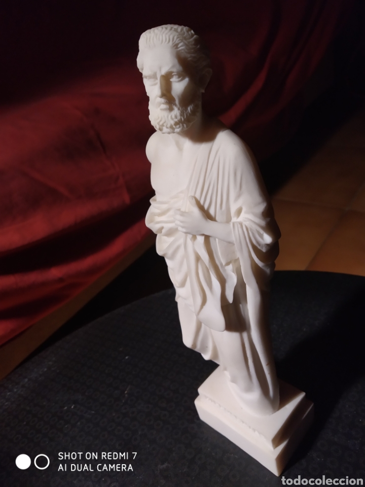 Antiques: Estatua Alabastro de Hippocrates