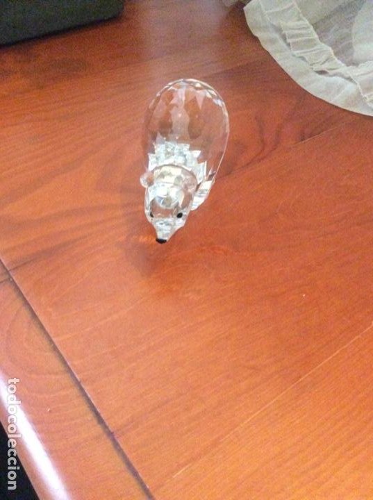 Antigüedades: Oso polar de cristal Swarovski. - Foto 3 - 300884253