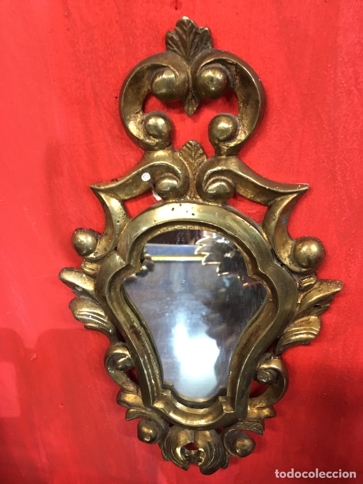 Antig&uuml;edades: Pareja cornucopias bronce dorado - Foto 2