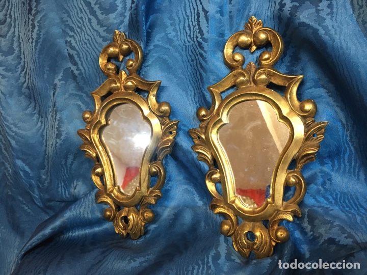 Antig&uuml;edades: Pareja cornucopias bronce dorado - Foto 4