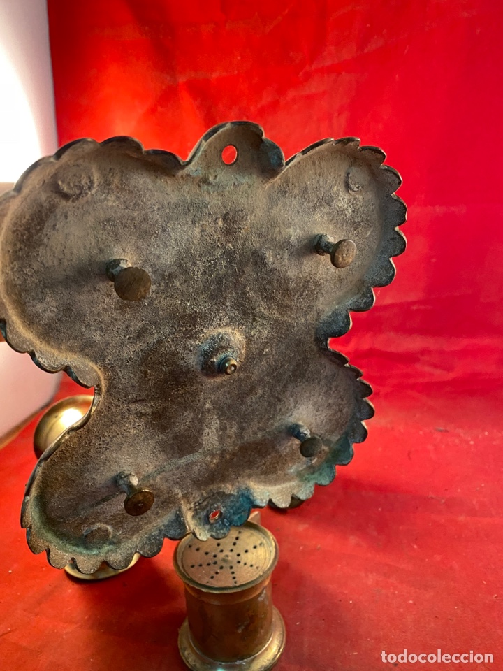 Antig&uuml;edades: Antiguo tintero bronce - Foto 6