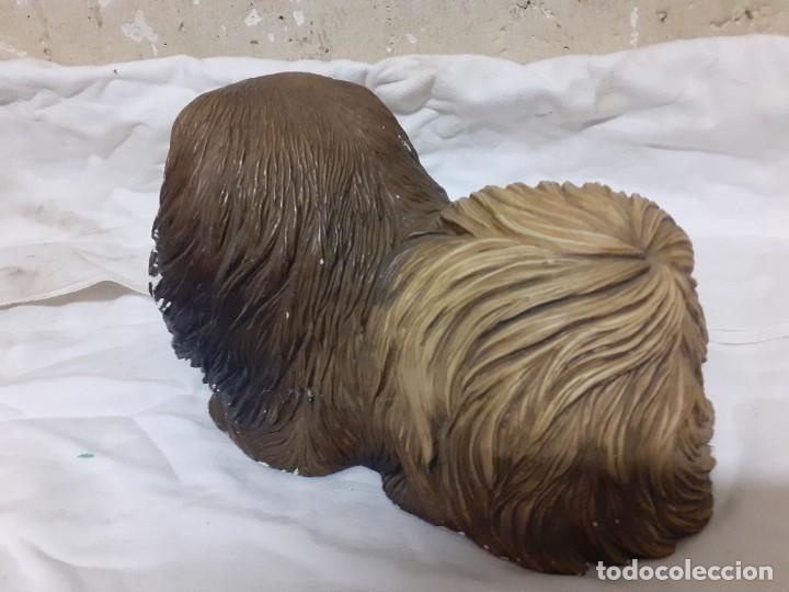 Antig&uuml;edades: Figura perro pequin&eacute;s 20 cms - Foto 2