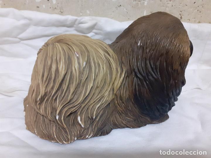 Antig&uuml;edades: Figura perro pequin&eacute;s 20 cms - Foto 4