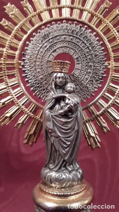 Antig&uuml;edades: Virgen del Pilar de plata - Foto 2