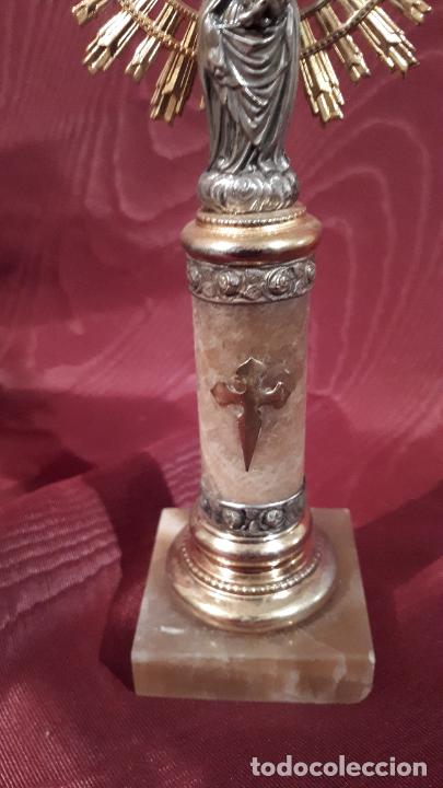 Antig&uuml;edades: Virgen del Pilar de plata - Foto 4
