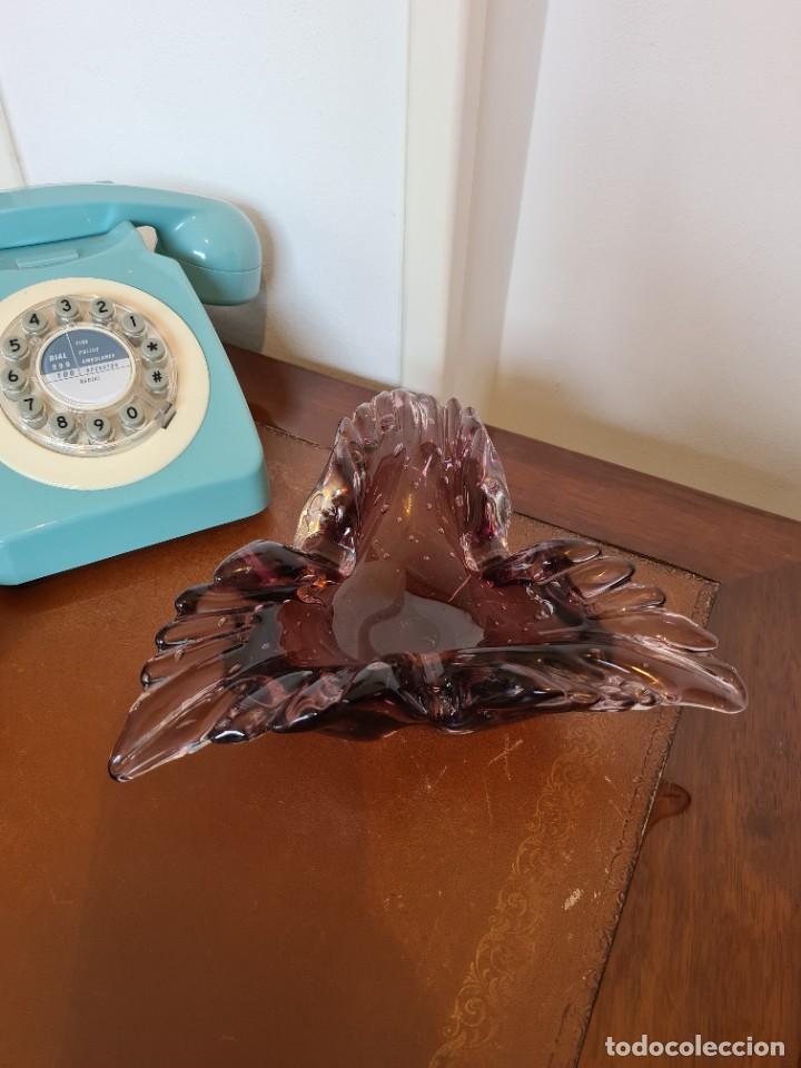 Antig&uuml;edades: Cenicero cristal de Murano - Foto 2
