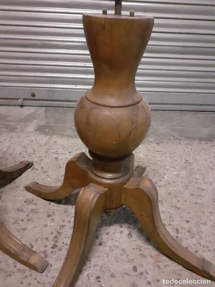 Antig&uuml;edades: Pies de mesa haya - Foto 3