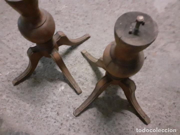 Antig&uuml;edades: Pies de mesa haya - Foto 5