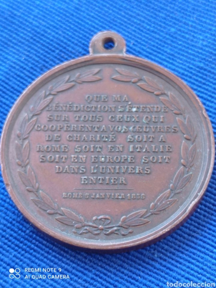 Antig&uuml;edades: MEDALLA PIO IX 1855 - Foto 2