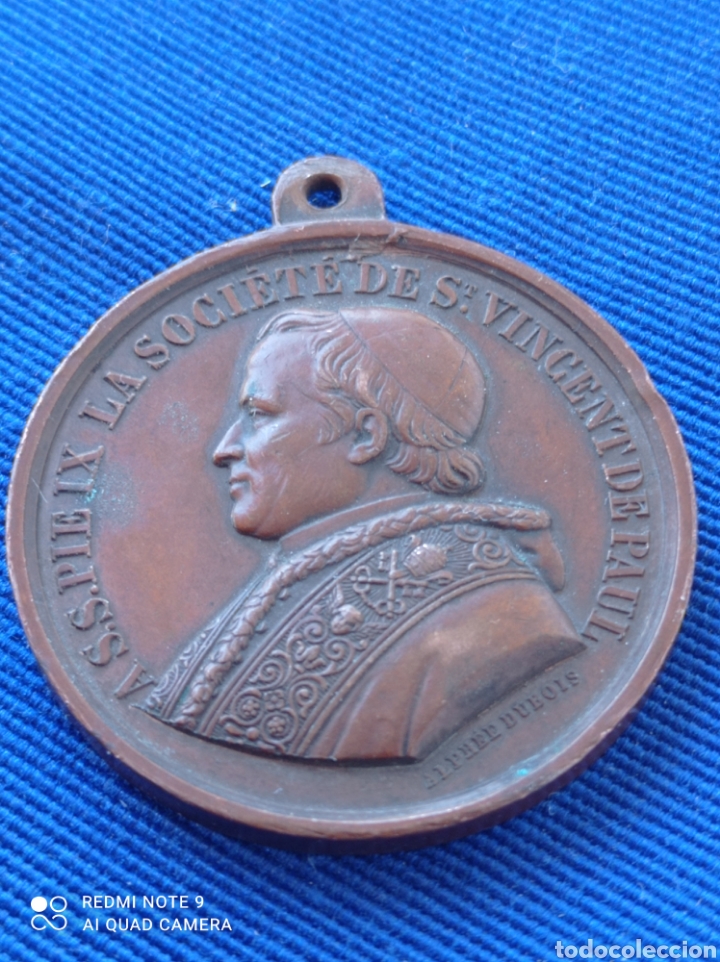 Antig&uuml;edades: MEDALLA PIO IX 1855 - Foto 1