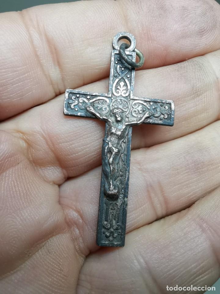 Antig&uuml;edades: CRUZ ---PLATA DE LEY - Foto 3