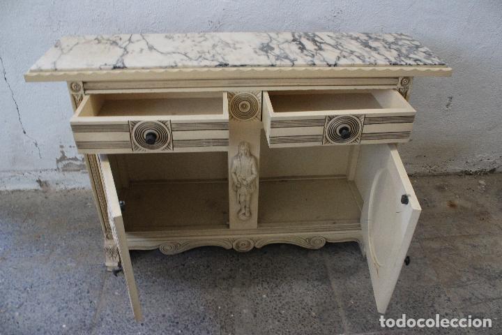 Antig&uuml;edades: mueble de entrada consola cristobal colon - Foto 11