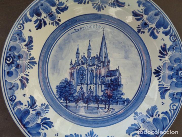 Antig&uuml;edades: PLATO DE PORCELANA DE DELFT - Foto 2