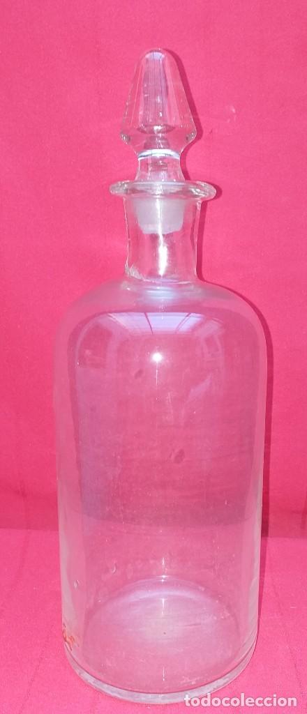 Antig&uuml;edades: BOTELLA DE CRISTAL - Foto 3