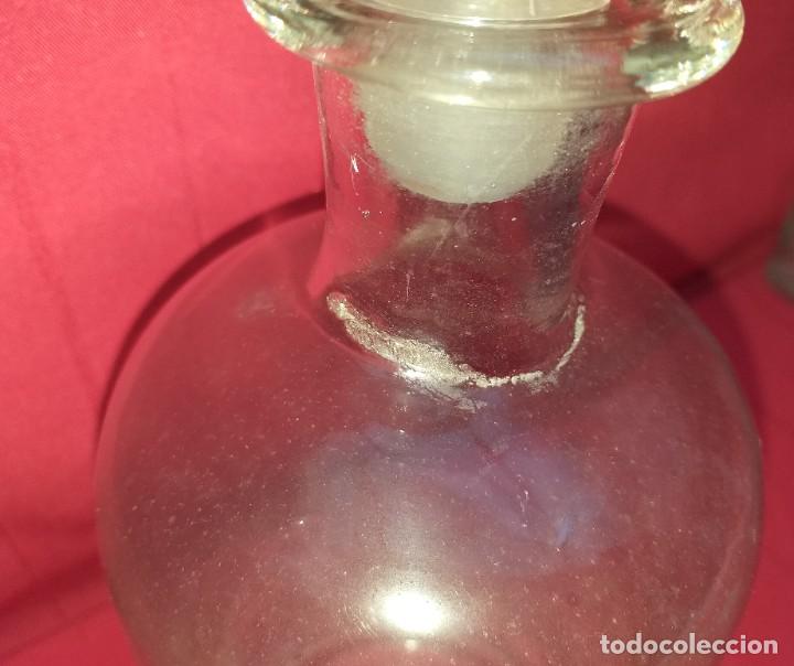Antig&uuml;edades: BOTELLA DE CRISTAL - Foto 4
