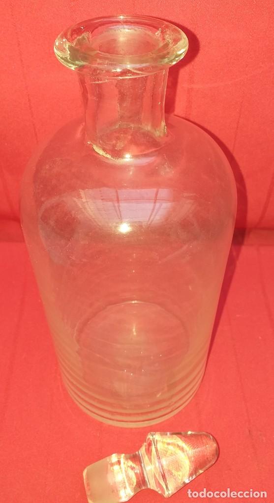 Antig&uuml;edades: BOTELLA DE CRISTAL - Foto 6