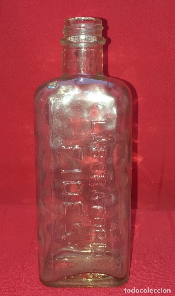 Antig&uuml;edades: ANTIGUA BOTELLA LABORATORIO FIDES - Foto 1