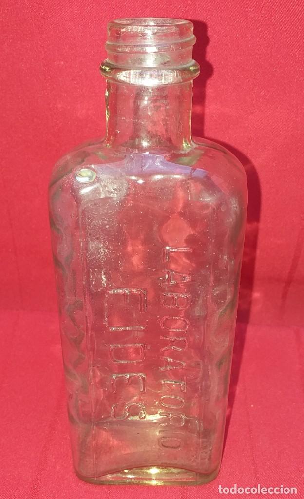 Antig&uuml;edades: ANTIGUA BOTELLA LABORATORIO FIDES - Foto 2