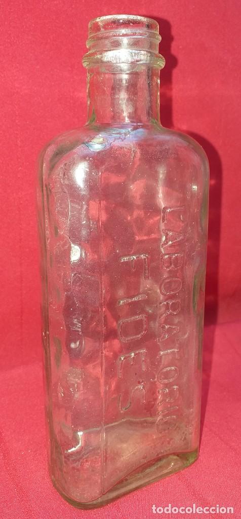 Antig&uuml;edades: ANTIGUA BOTELLA LABORATORIO FIDES - Foto 4