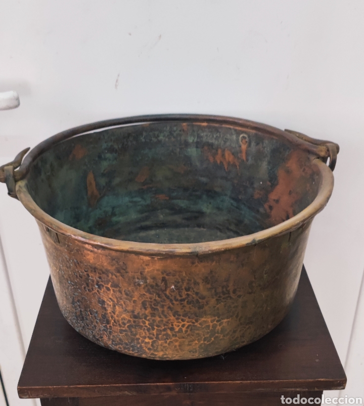 Antig&uuml;edades: Gran Olla de cobre - Foto 1