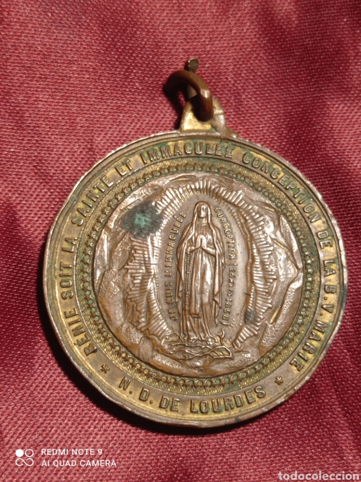 Antig&uuml;edades: MEDALLA LOURDES 1858 - Foto 1