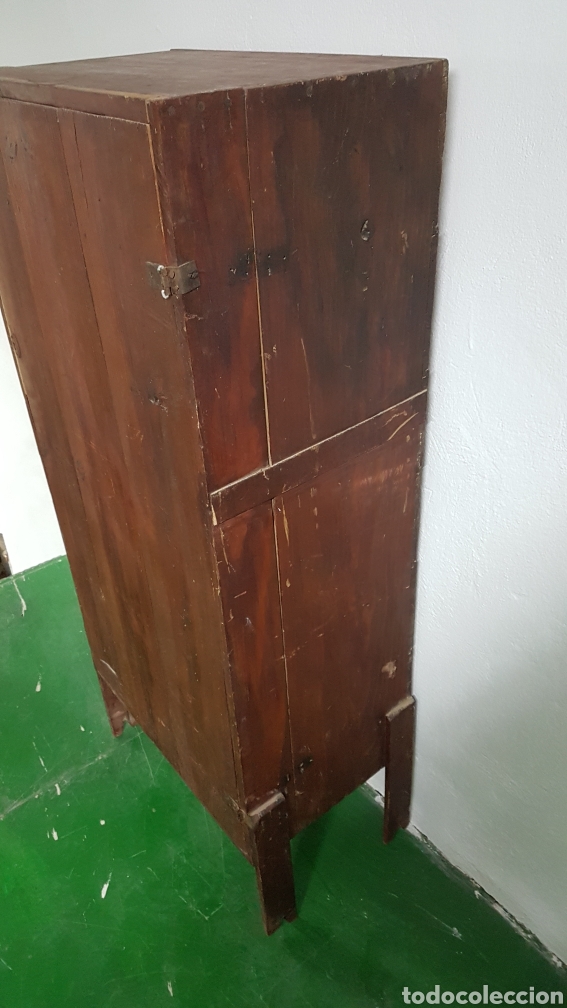 Antig&uuml;edades: Antigua alacena de madera - Foto 2