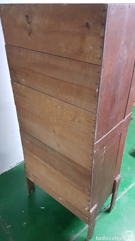 Antig&uuml;edades: Antigua alacena de madera - Foto 6