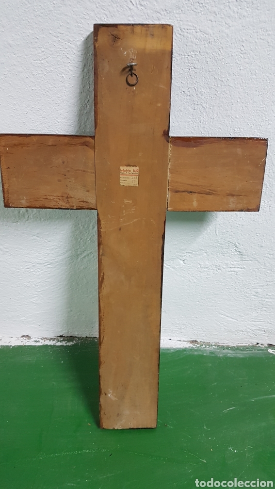 Antig&uuml;edades: Antiguo cristo de cama - Foto 2