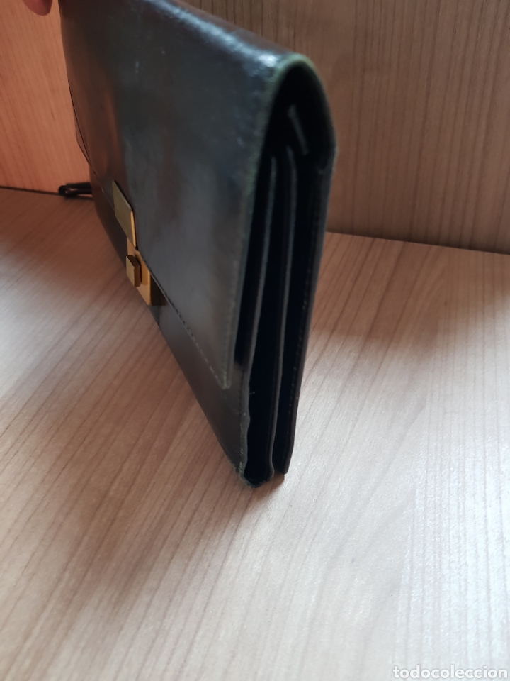 Antig&uuml;edades: BOLSO, CARTERA DE PIEL CON LLAVE. - Foto 6