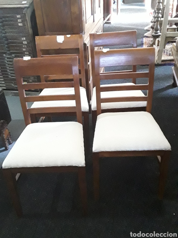 Antig&uuml;edades: Juego de 4 sillas - Foto 6
