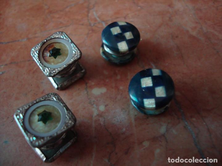Antig&uuml;edades: antiguos cubrebotones y gemelos - Foto 3