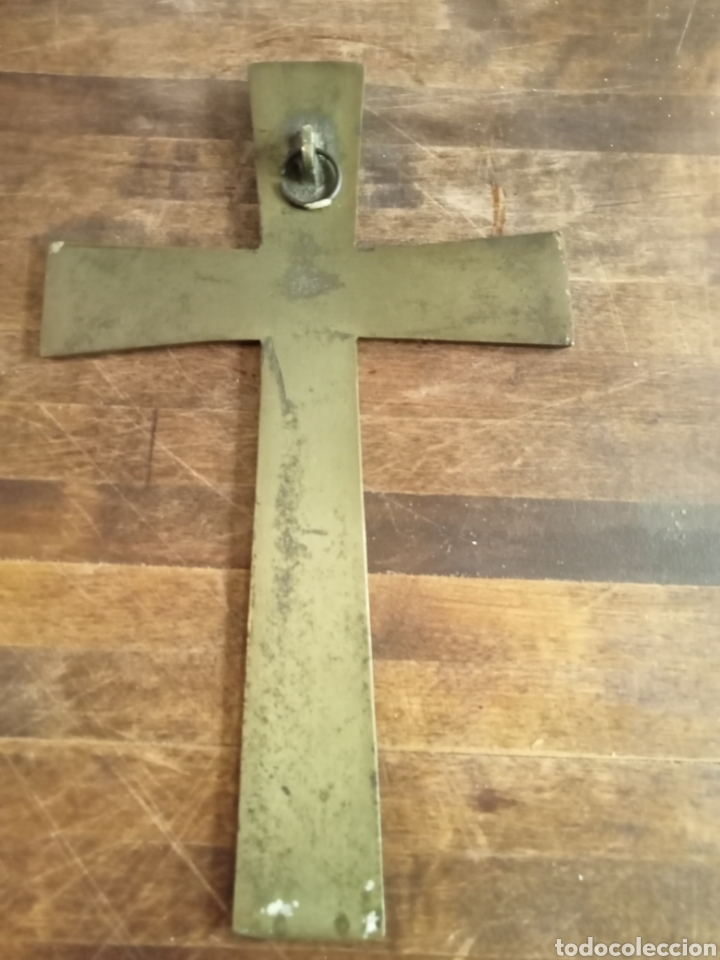 Antig&uuml;edades: ANTIGUA CRUZ BRONCE - Foto 3
