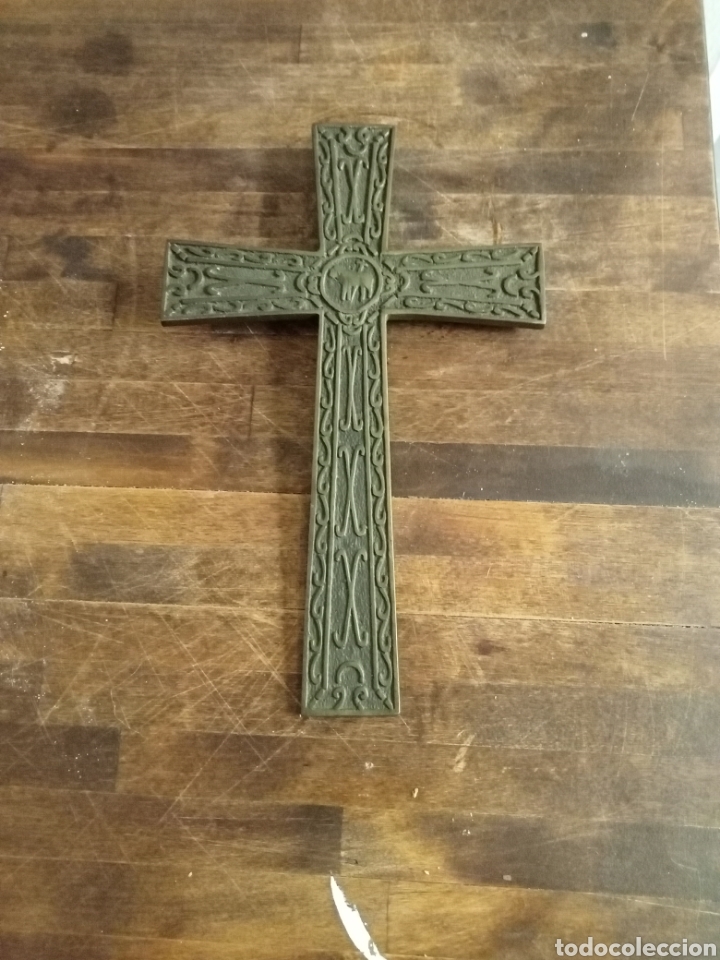 Antig&uuml;edades: ANTIGUA CRUZ BRONCE - Foto 1