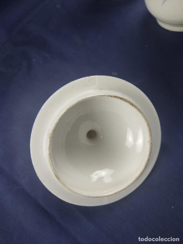 Antigüedades: Original albarero tarro de farmacia ceramica Alcora 40cm - Foto 3 - 301616708