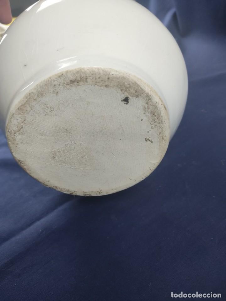 Antigüedades: Original albarero tarro de farmacia ceramica Alcora 40cm - Foto 10 - 301616708