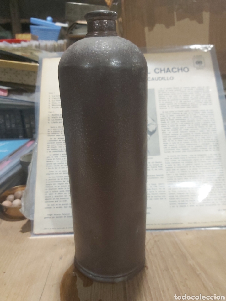 Antig&uuml;edades: MM ANTIGUA BOTELLA GRES CER&Aacute;MICO GINEBRA - Foto 1
