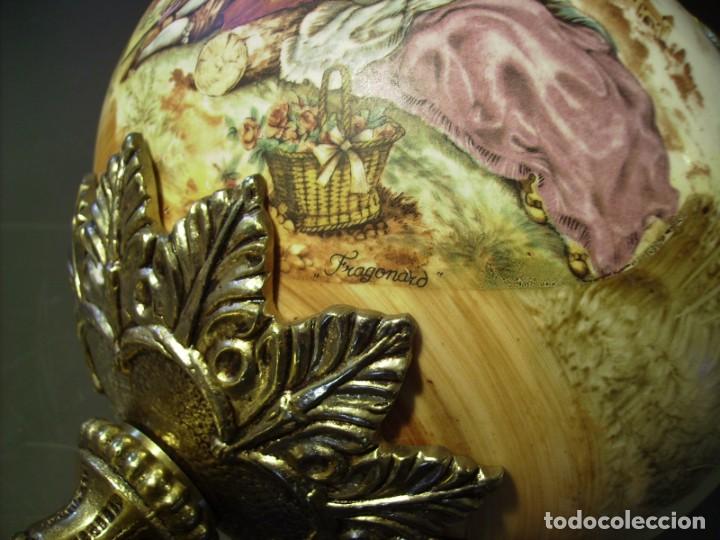 Antig&uuml;edades: ROTUNDO Y GRAN BOTIJO DE PORCELANA Y BRONCE - Foto 23