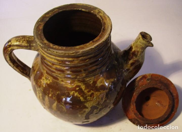 Antig&uuml;edades: EXCELENTE CAFETERA JASPEADA DE CER&Aacute;MICA XIX - Foto 14