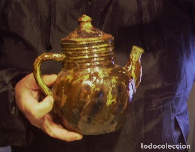 Antig&uuml;edades: EXCELENTE CAFETERA JASPEADA DE CER&Aacute;MICA XIX - Foto 17