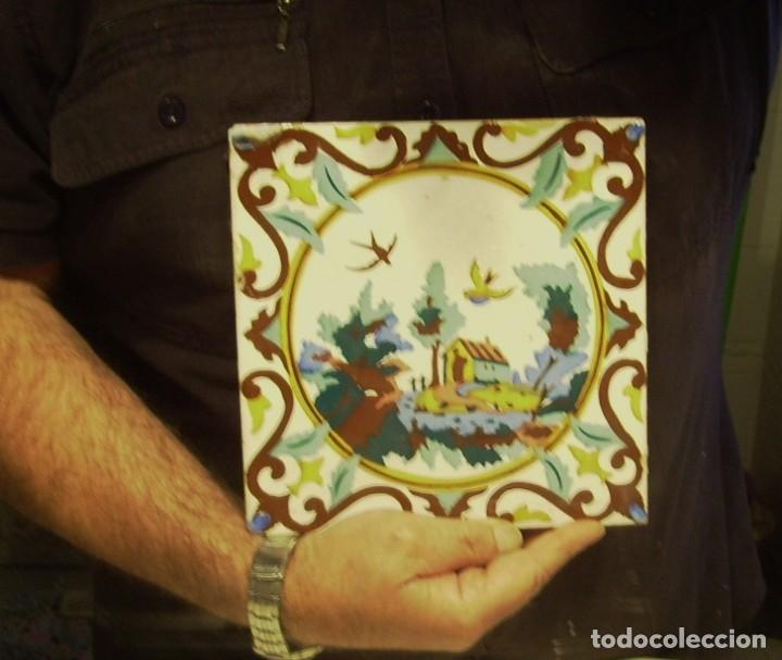Antig&uuml;edades: AZULEJO DE MANISES XX - Foto 9